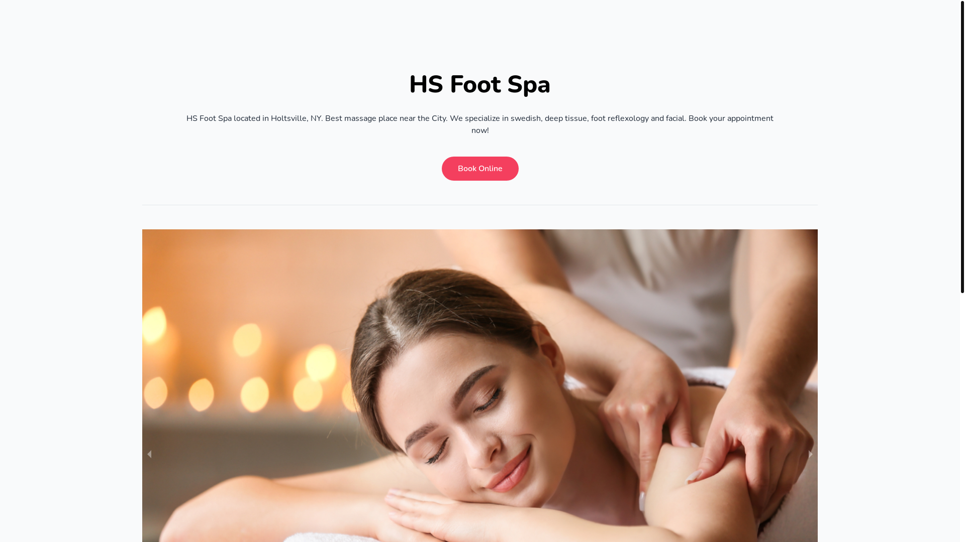 website screenshot of https://hsfootspany.com/