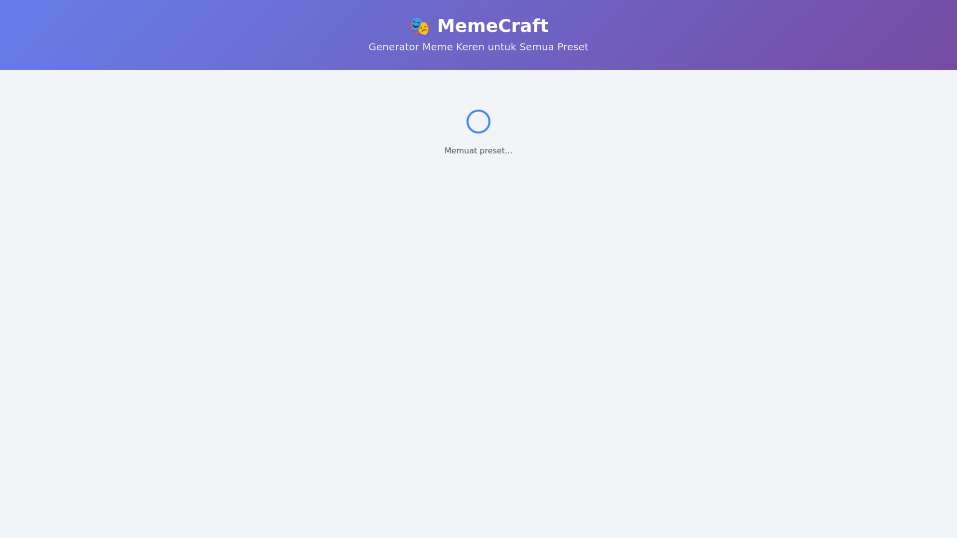 website screenshot of https://memecraft-dbo.pages.dev/