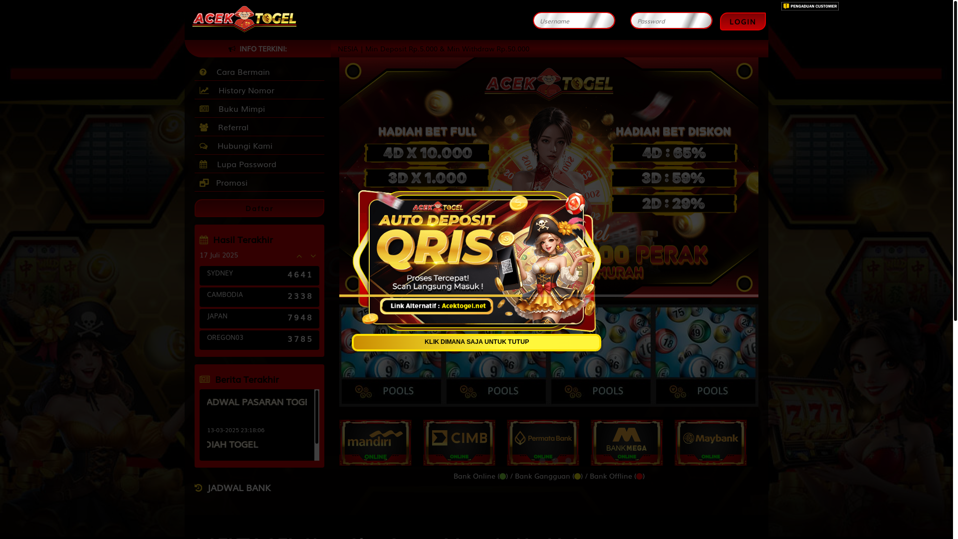 website screenshot of https://acektogel10.cyou/