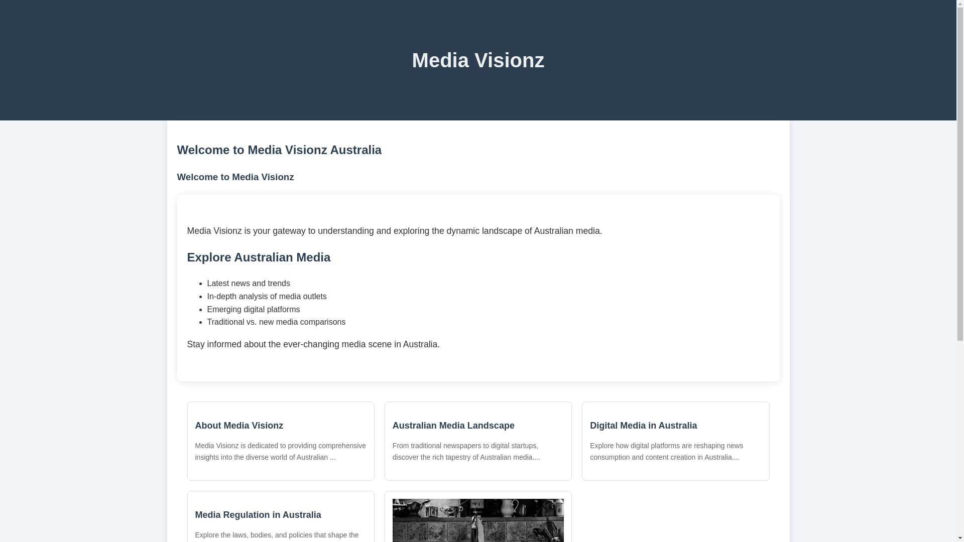 website screenshot of https://mediavisionz-com-au.pages.dev/