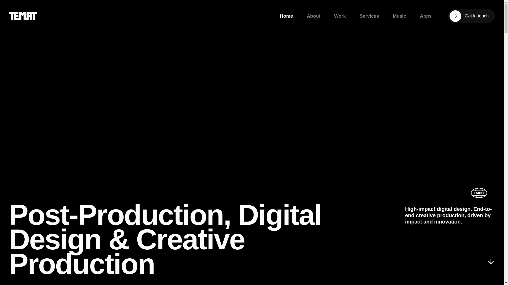 website screenshot of https://tematstudio.pl/