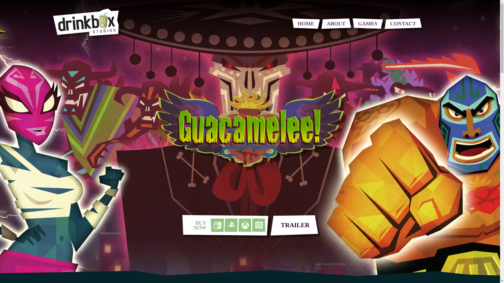 website screenshot of https://guacagame.com/