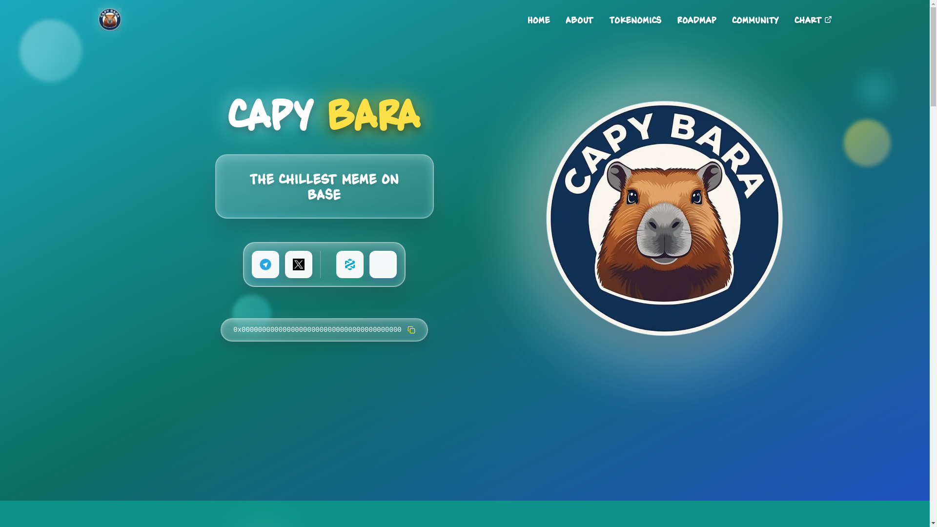 website screenshot of https://capyonbase.com/