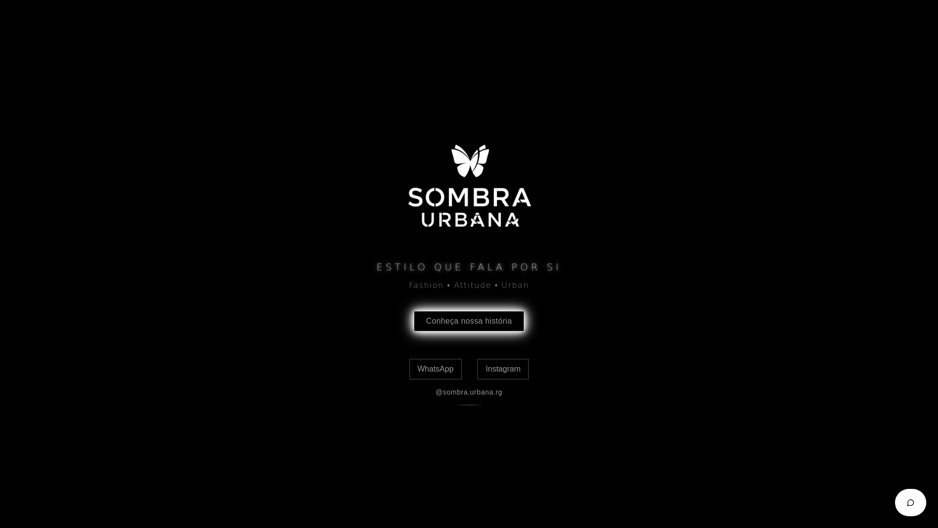 website screenshot of https://sombraurbana.com.br/