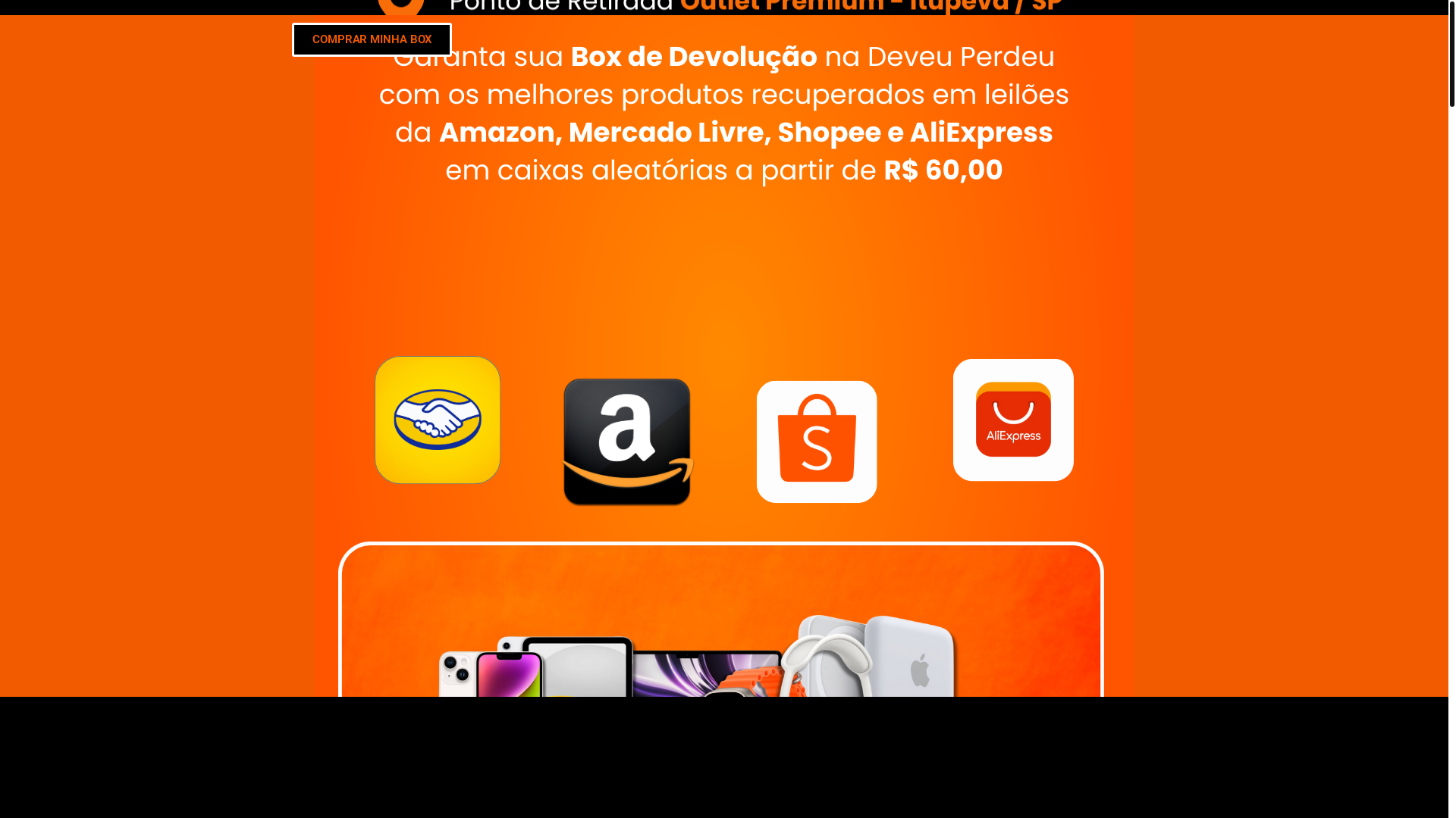 website screenshot of https://deveuperdeusp.shop/