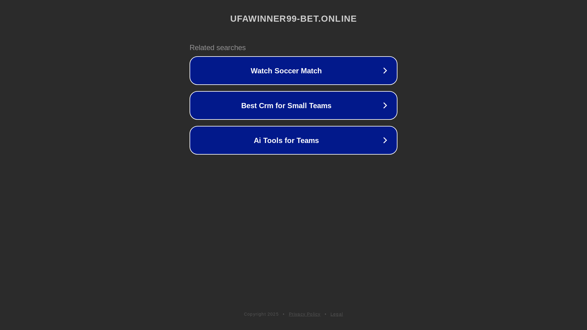 website screenshot of https://ufawinner99-bet.online/