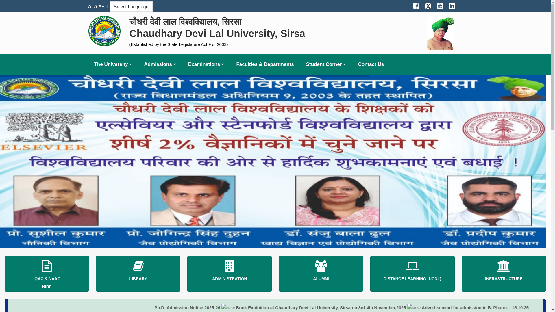 website screenshot of https://cdlu-ac.org/