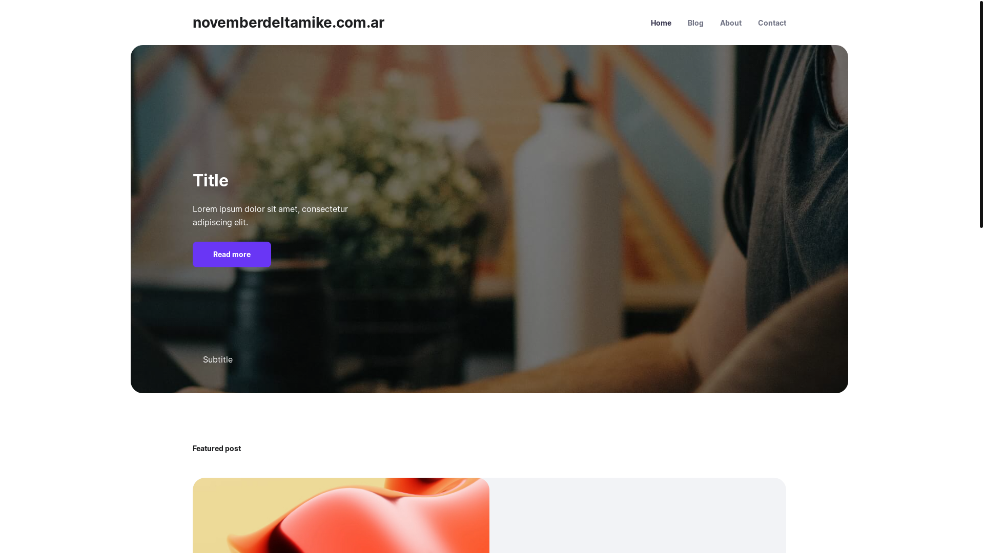 website screenshot of https://novemberdeltamike.com.ar/