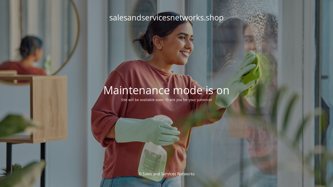 website screenshot of https://salesandservicesnetworks.shop/