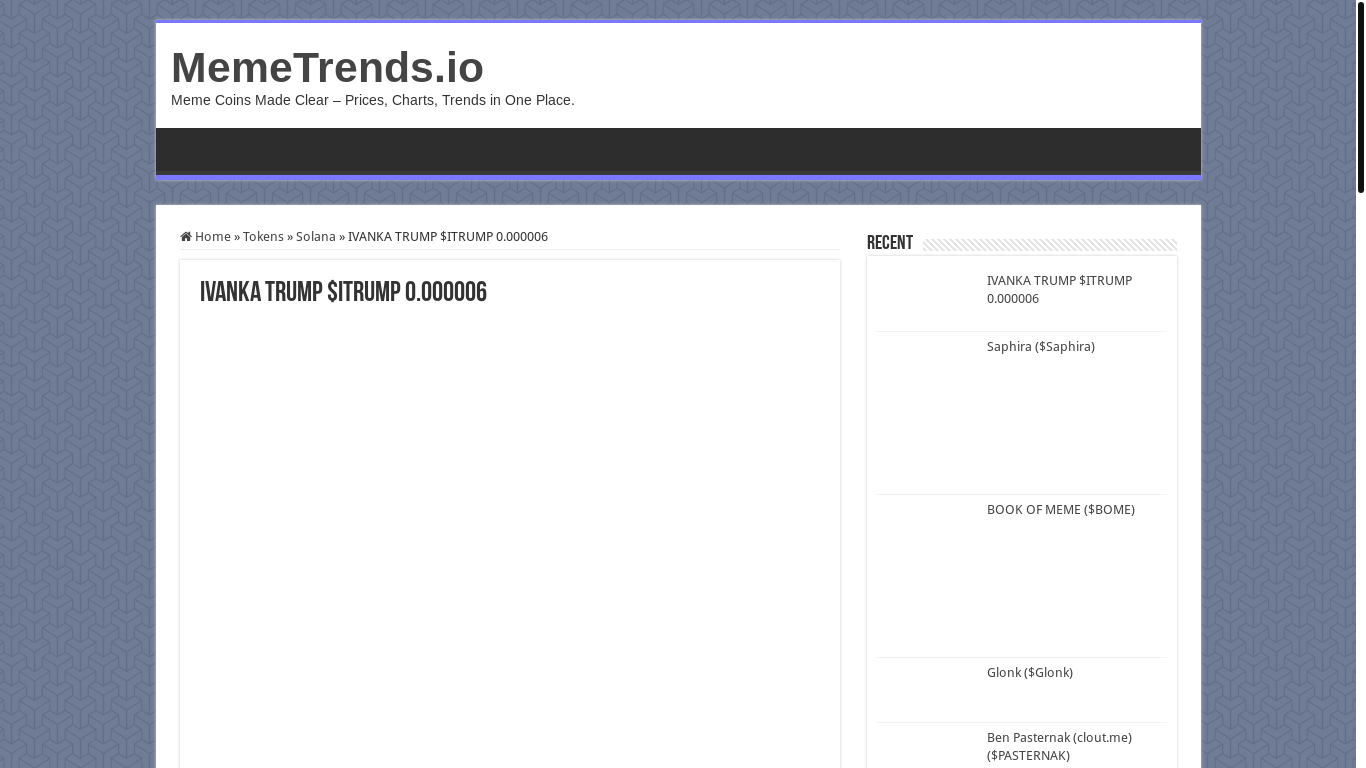 website screenshot of https://memetrends.io/tokens/solana/5xxb5bpqkkkgf4ktxvvjjuj1kwf8bhtxv9zjwbb3pump/