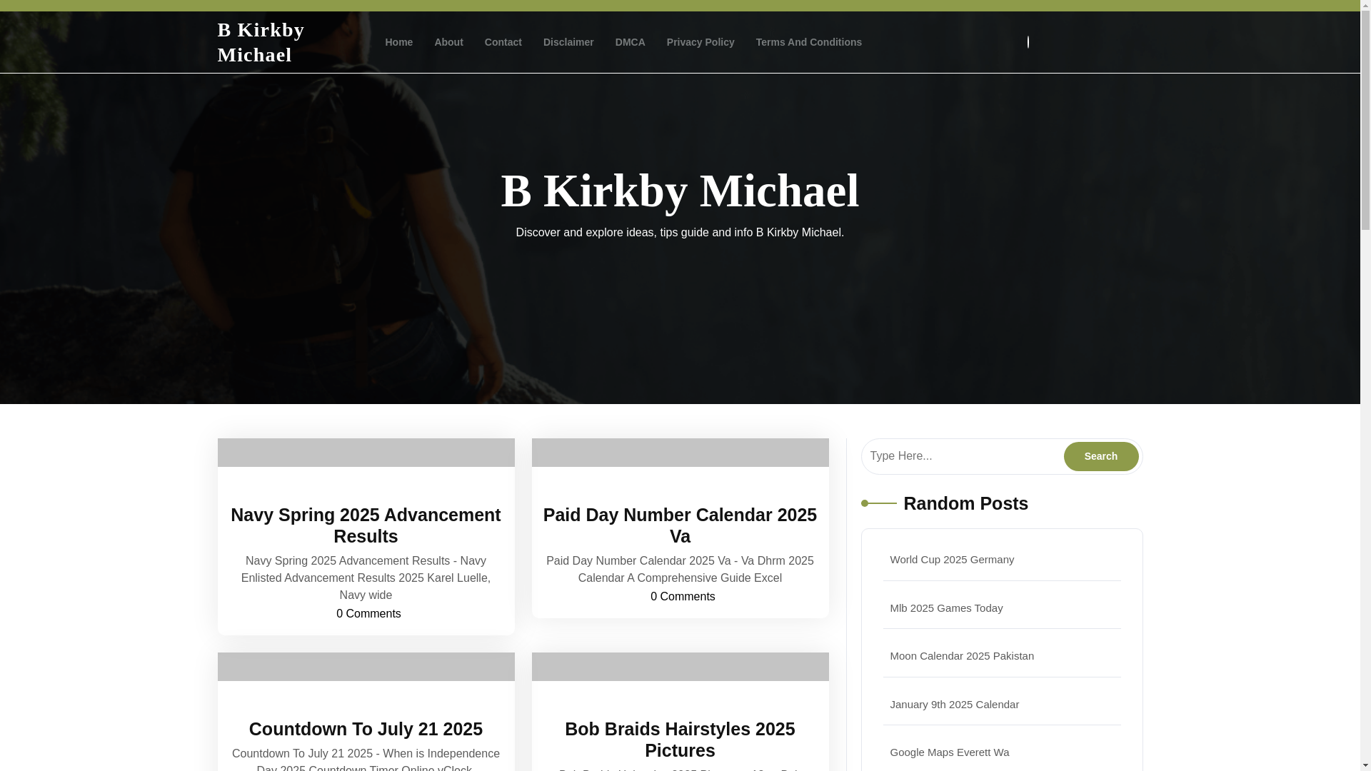 website screenshot of https://bkirkbymichael.pages.dev/