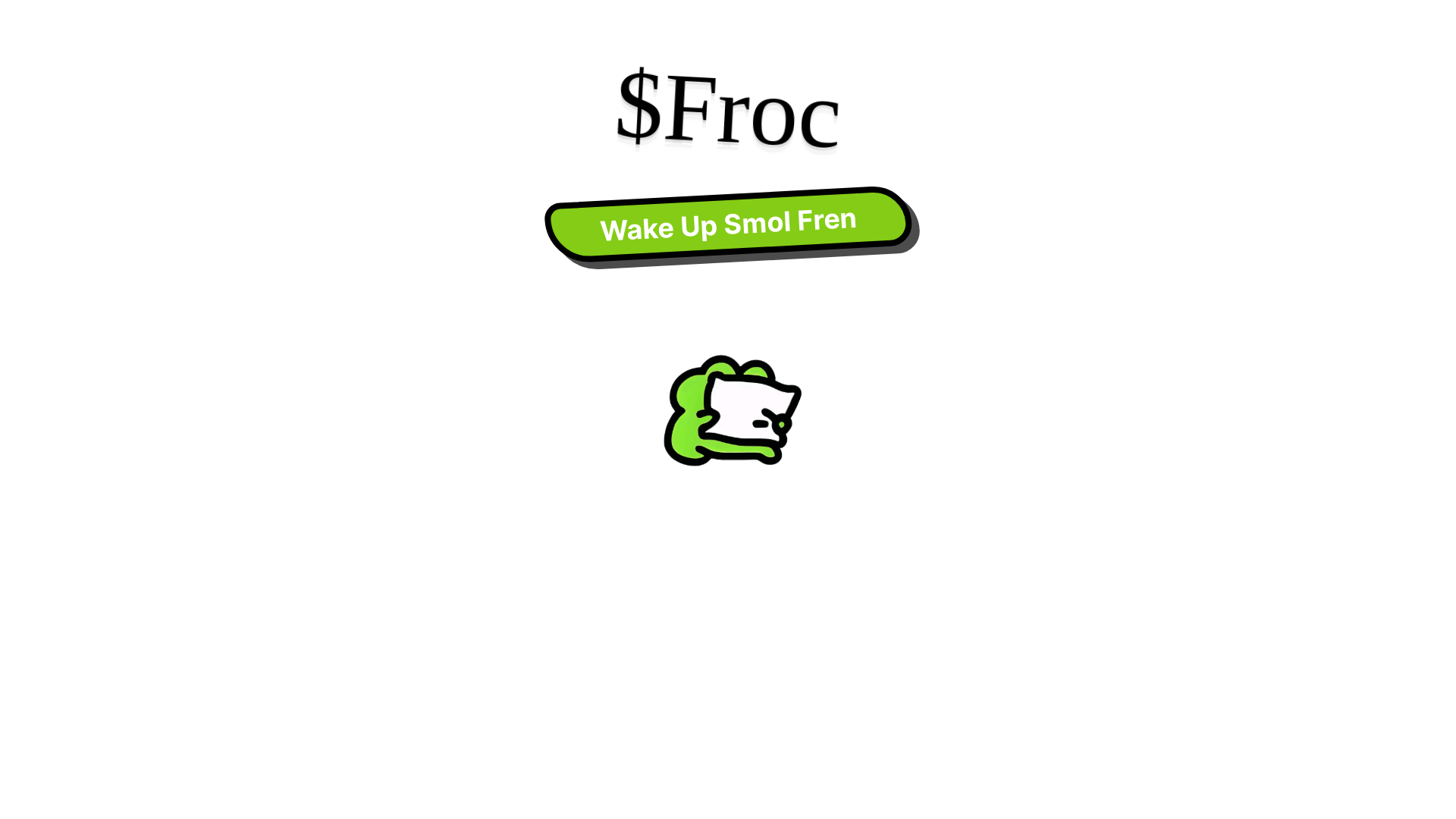website screenshot of https://frocthefrog.online/
