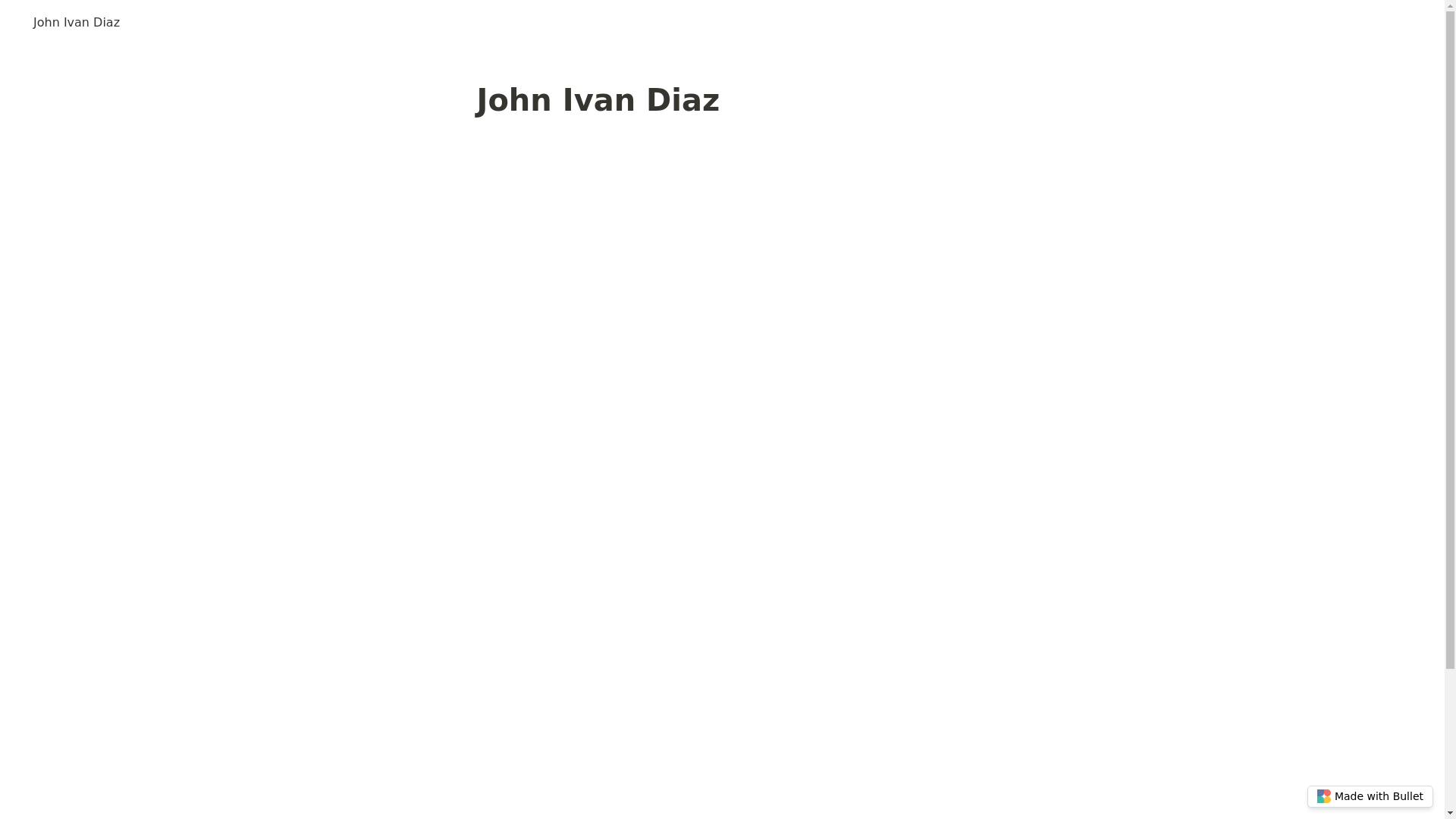 website screenshot of https://john-ivan-diaz-bullet.pages.dev/