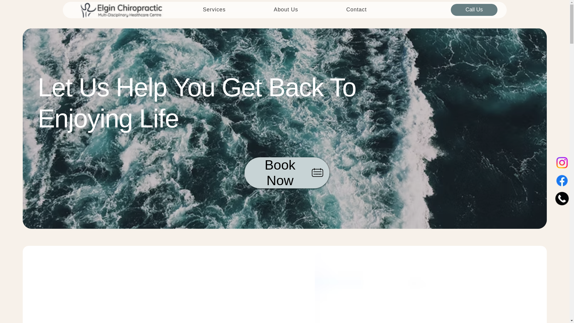 website screenshot of https://elginhealth.ca/