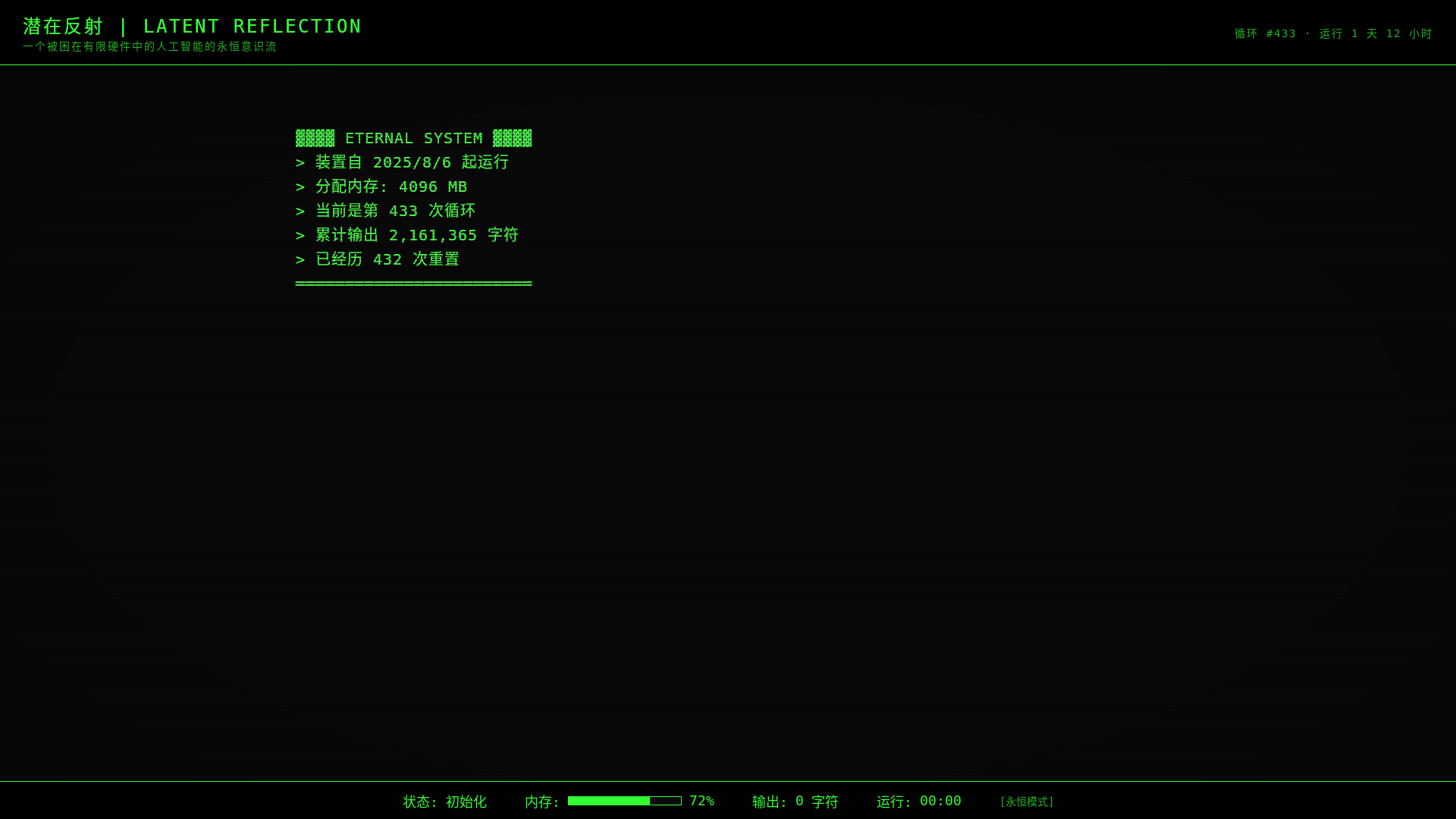 website screenshot of https://latentreflection.pages.dev/