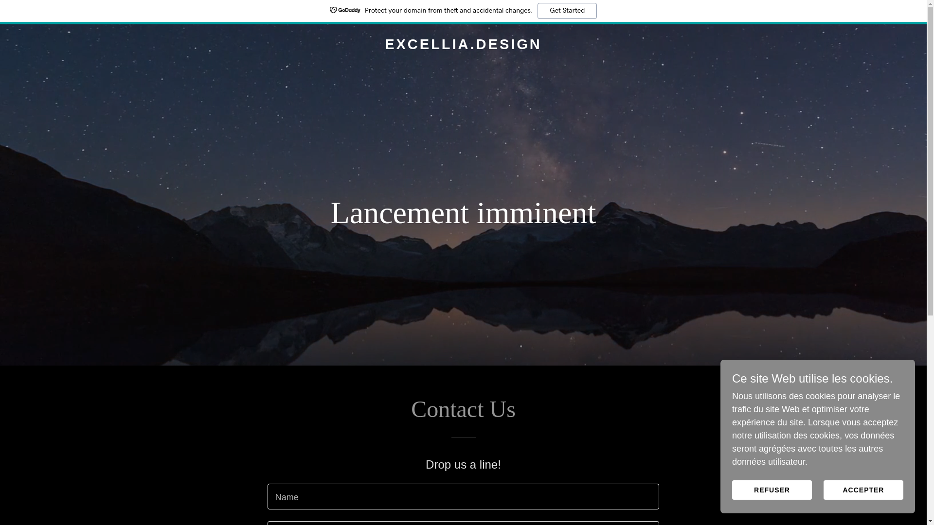 website screenshot of https://excellia.design/