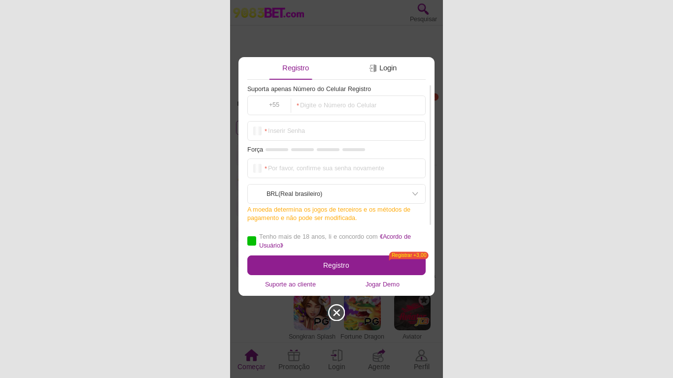 website screenshot of https://9083bet.cc/