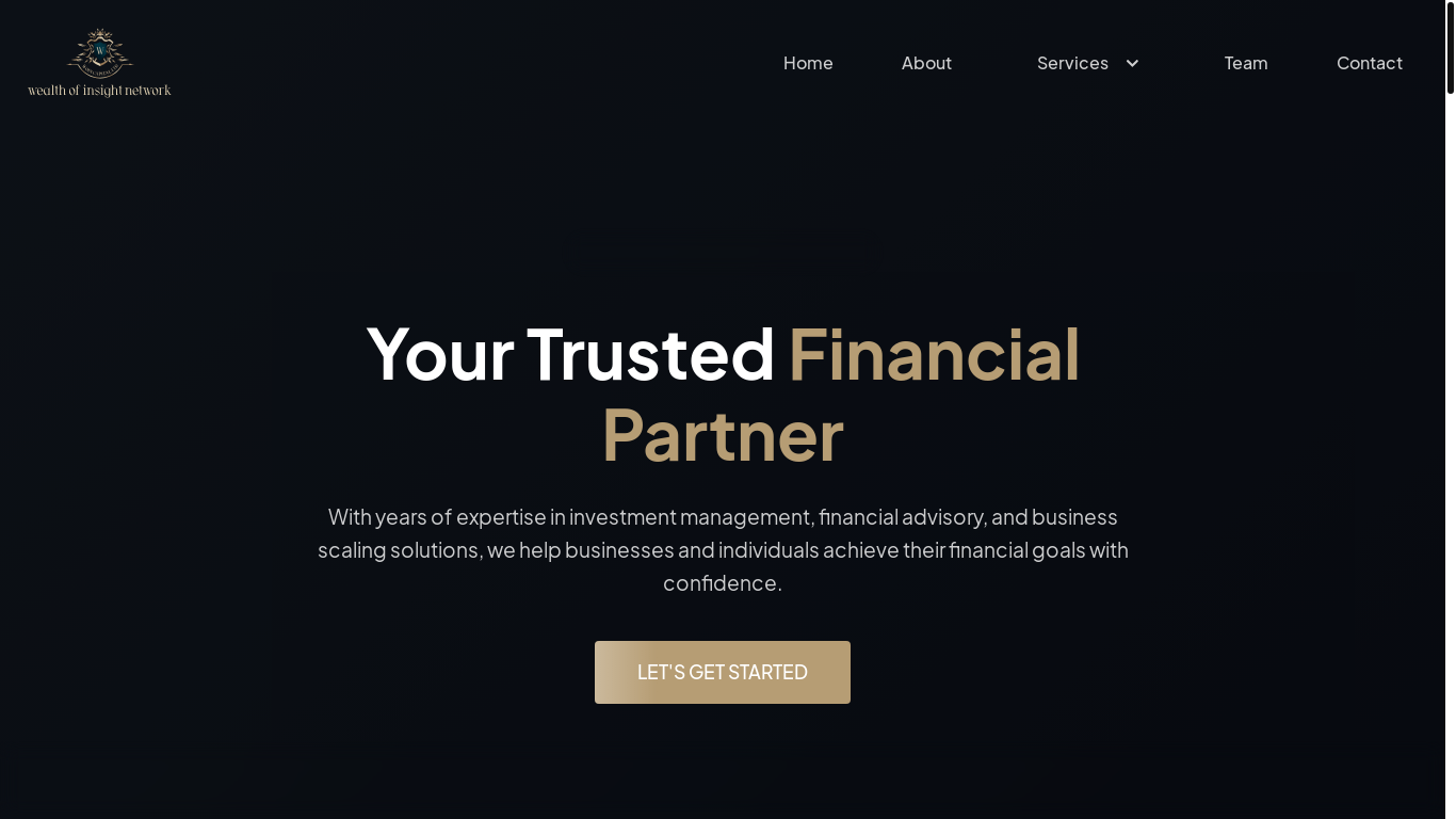 website screenshot of https://woin-capital.co.uk