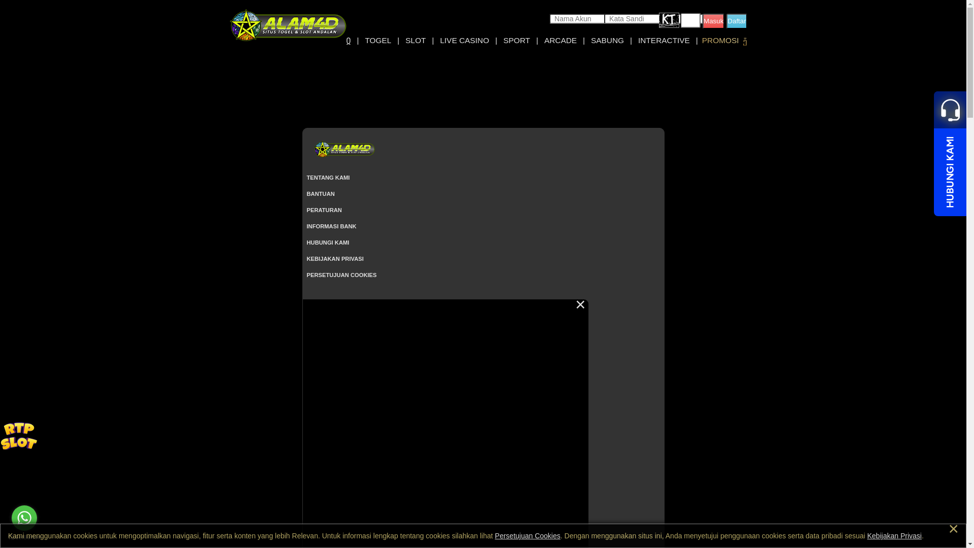 website screenshot of https://alam4dino.com/
