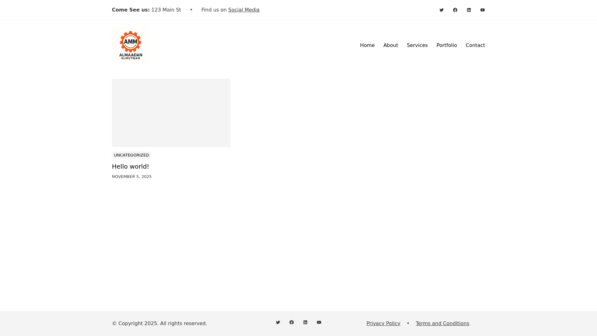 website screenshot of https://ksa-amm.com/