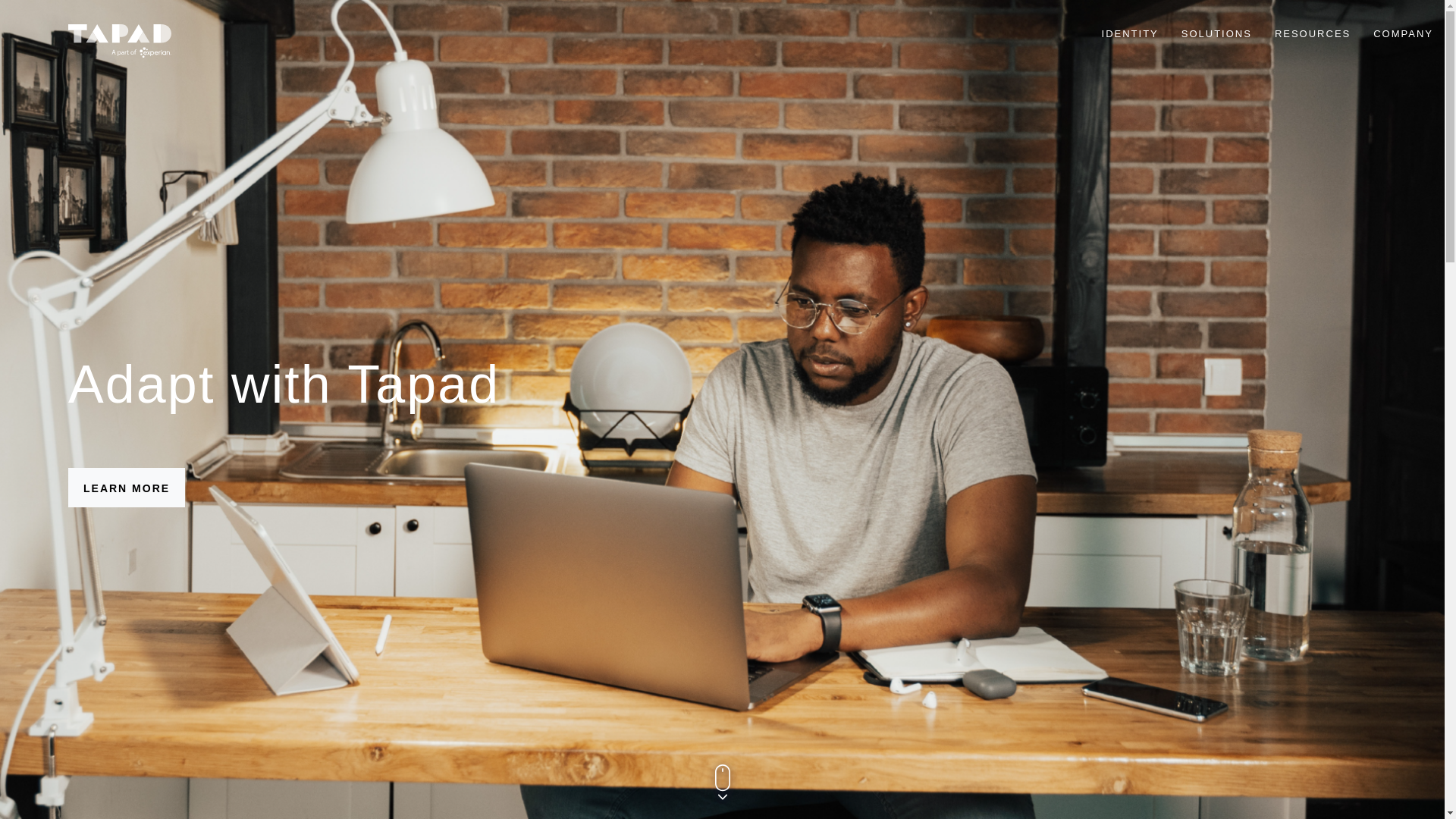 website screenshot of https://tapad.com