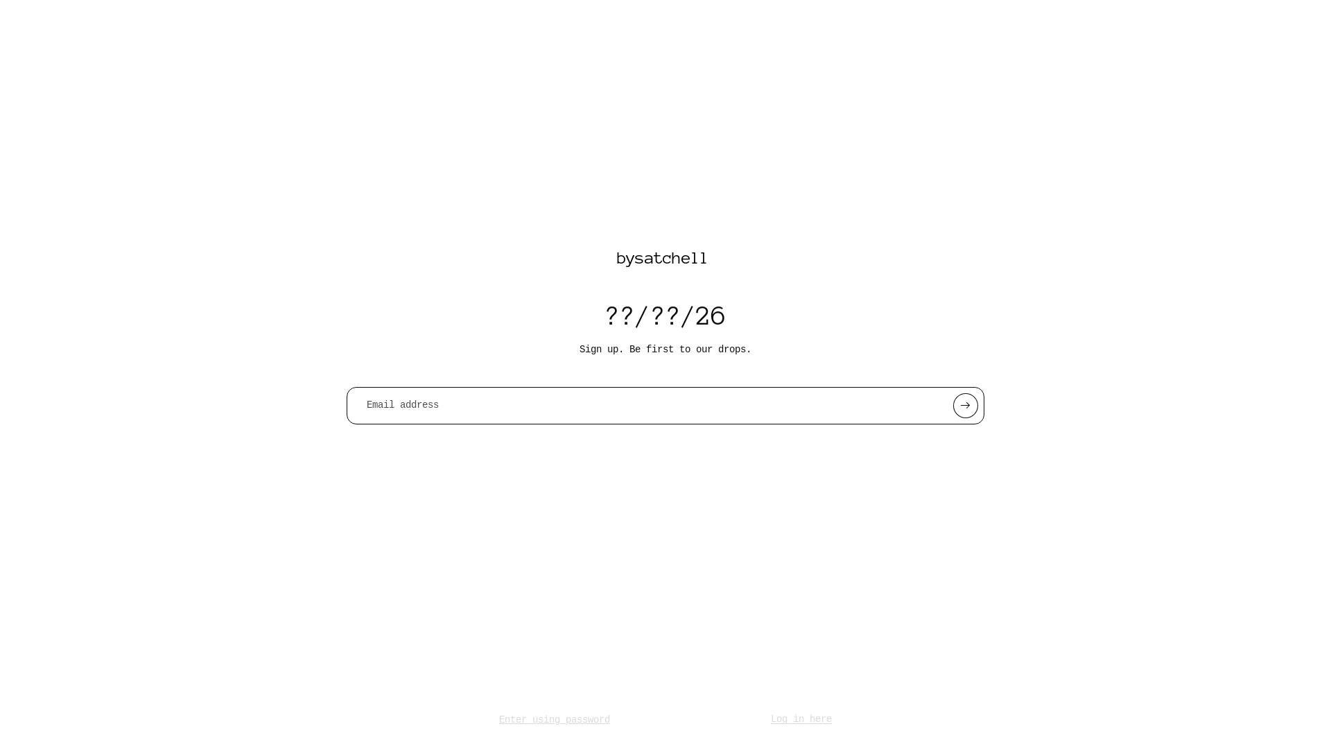 website screenshot of https://bysatchell.com/