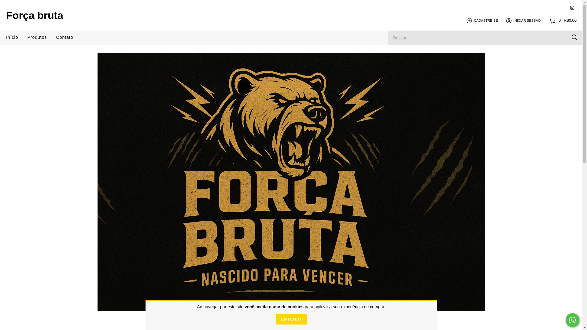 website screenshot of https://xn--forabrutastore-ijb.com.br/