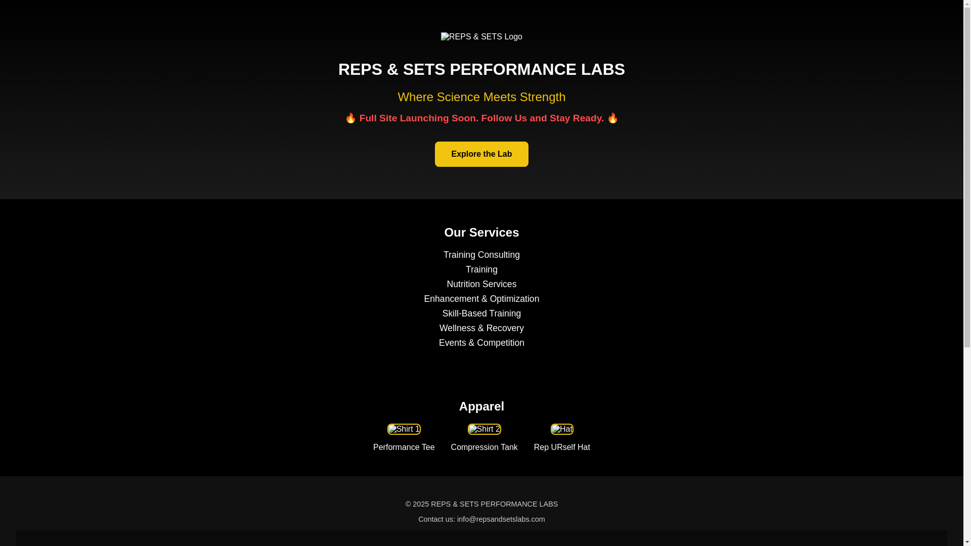 website screenshot of https://repsandsetslabs.pages.dev/