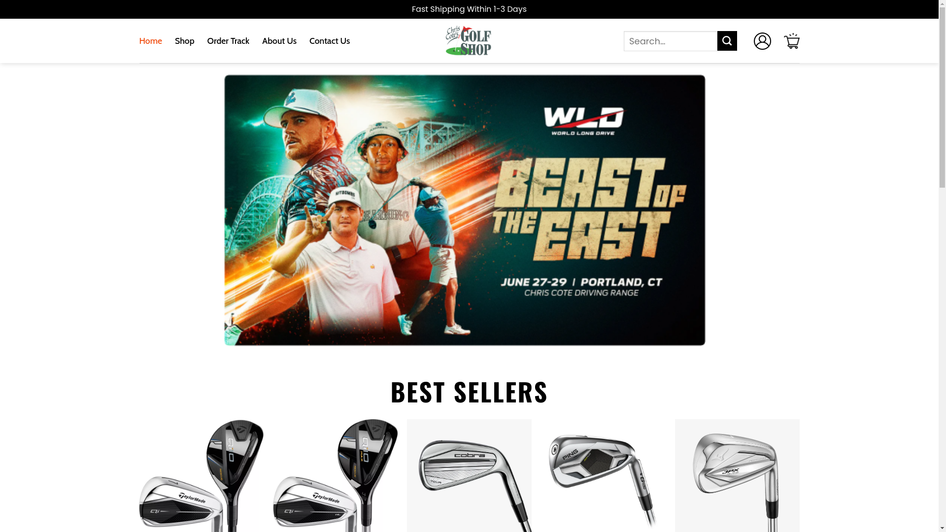 website screenshot of https://ultrachriscotegolf.shop/