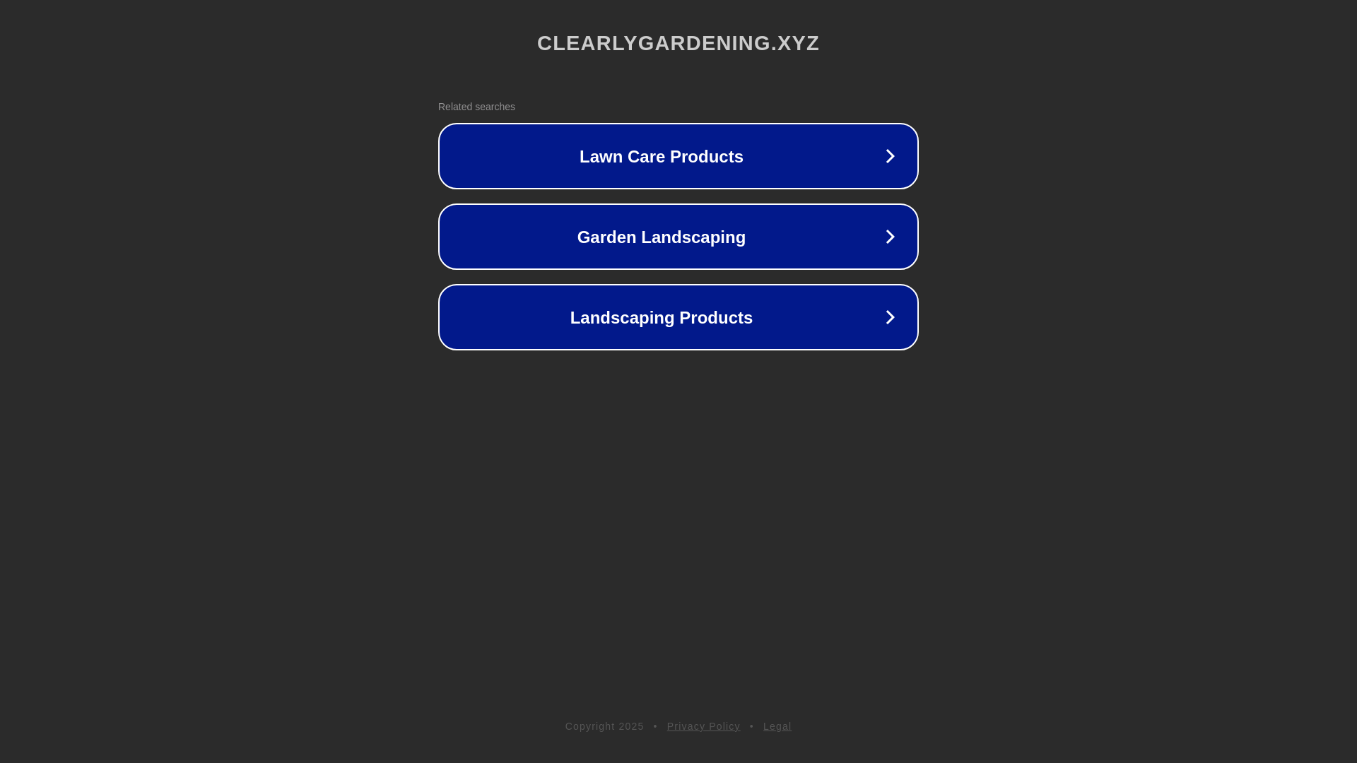 website screenshot of https://clearlygardening.xyz/