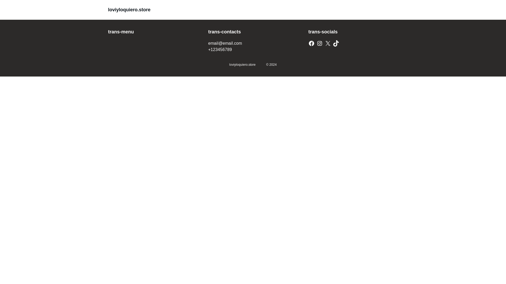 website screenshot of https://loviyloquiero.store/