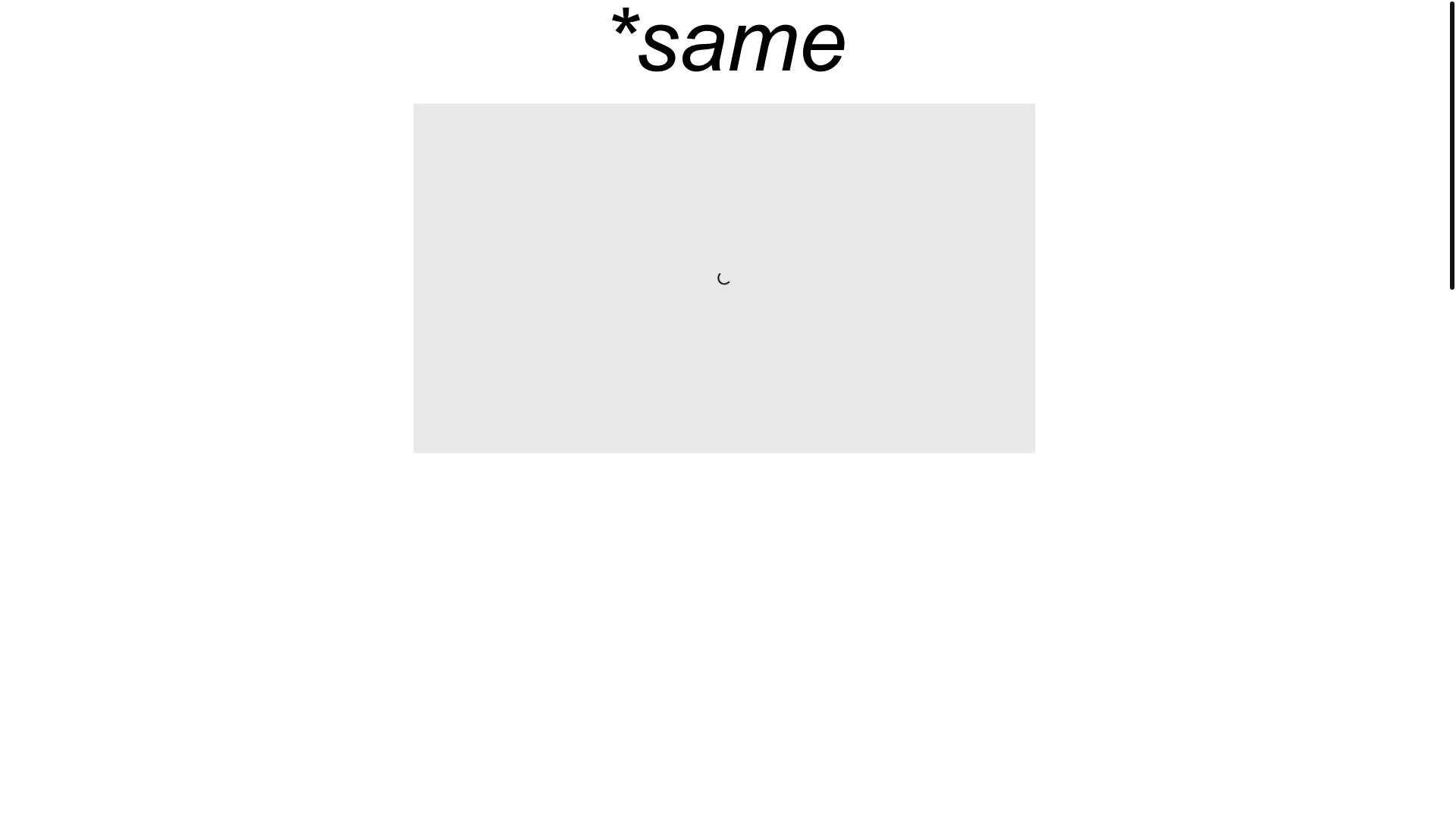 website screenshot of https://samealbum.com/