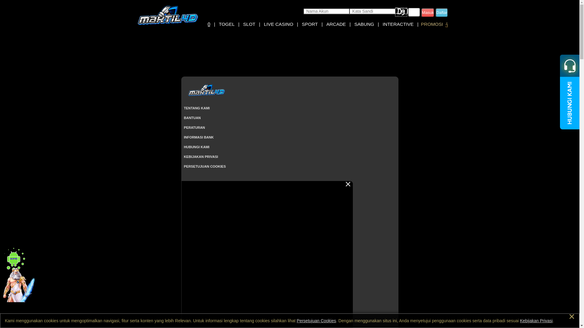 website screenshot of https://yakinmartil.online/