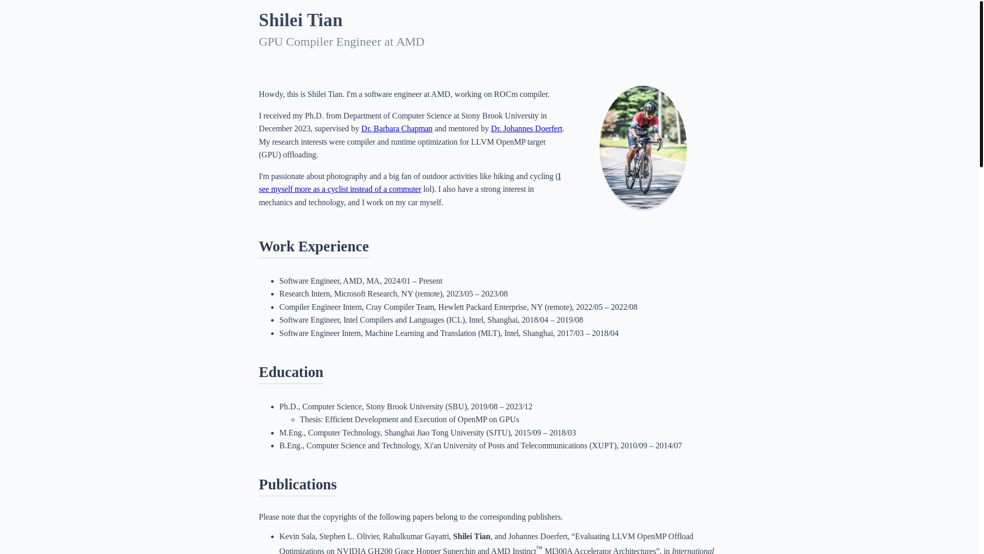 website screenshot of https://shiltian-github-io.pages.dev/