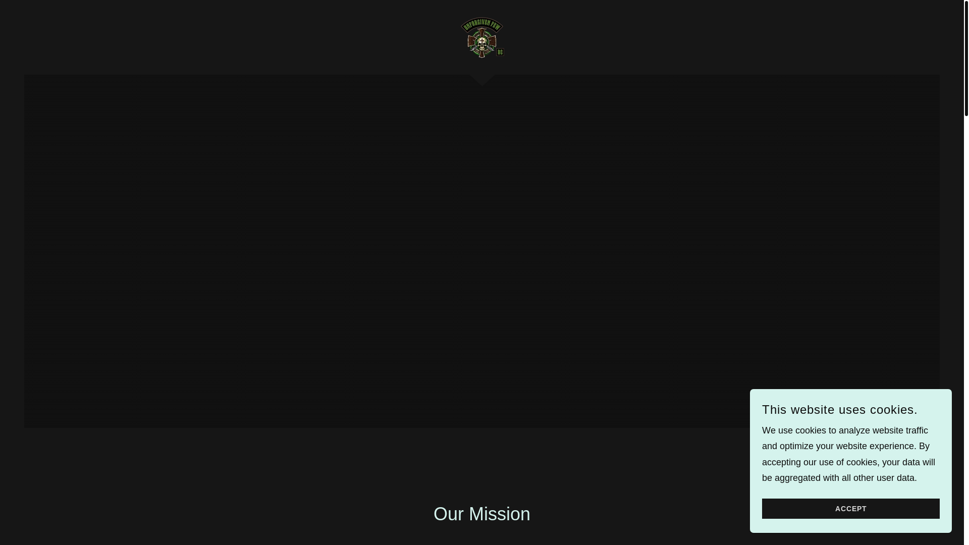 website screenshot of https://unforgivenfew.org/