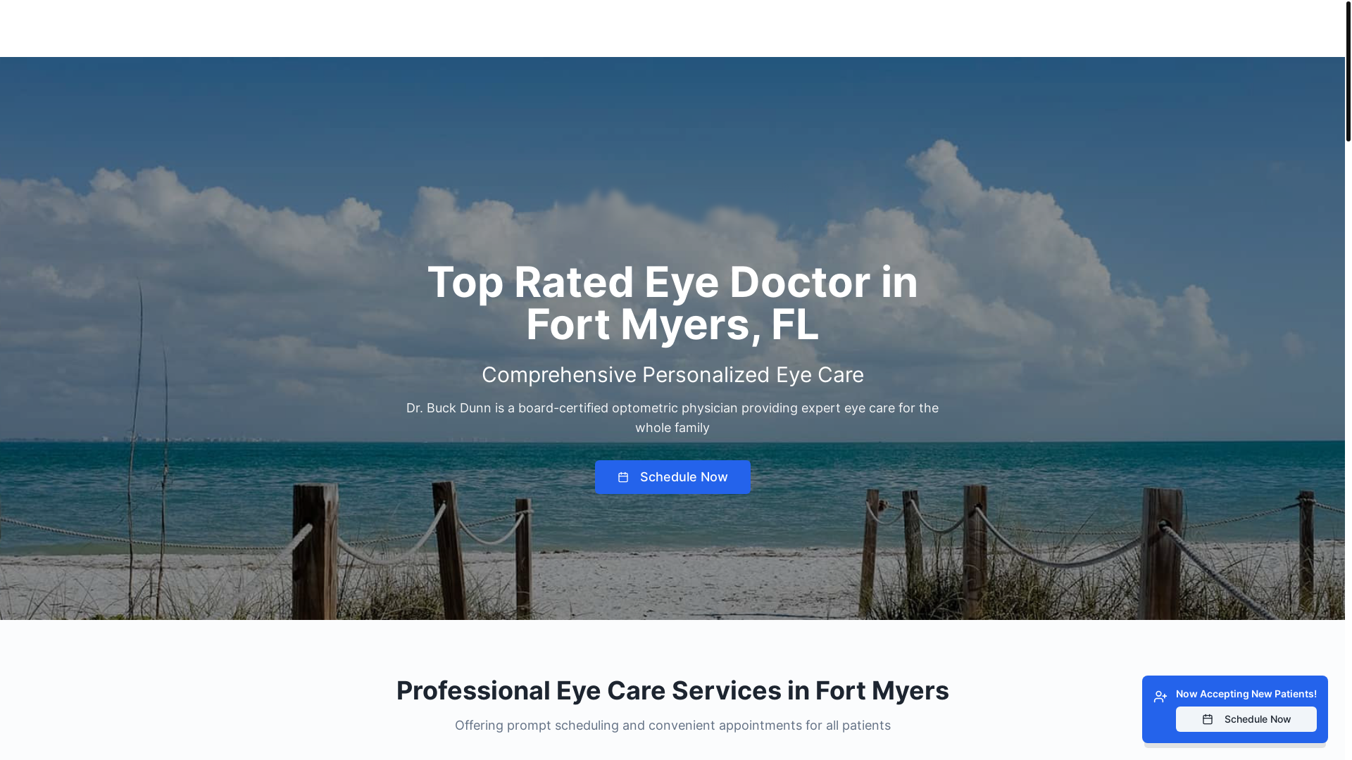 website screenshot of https://drbuckdunn.com/