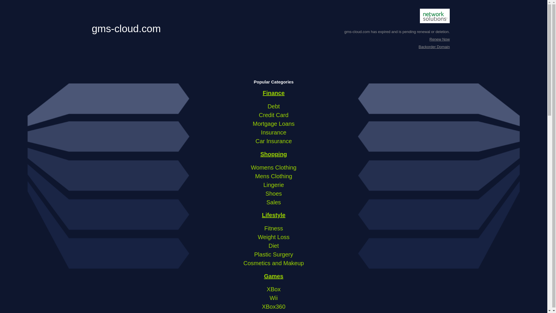 website screenshot of https://smtp.gms-cloud.com