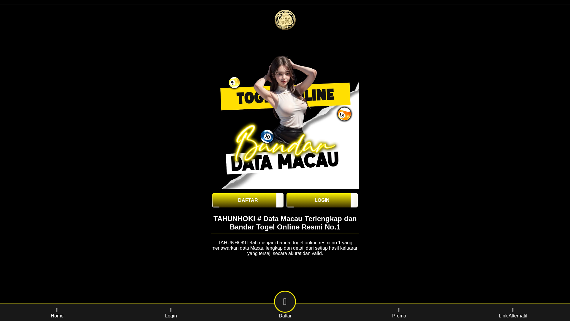 website screenshot of https://bandartahunhokiamp.pages.dev/