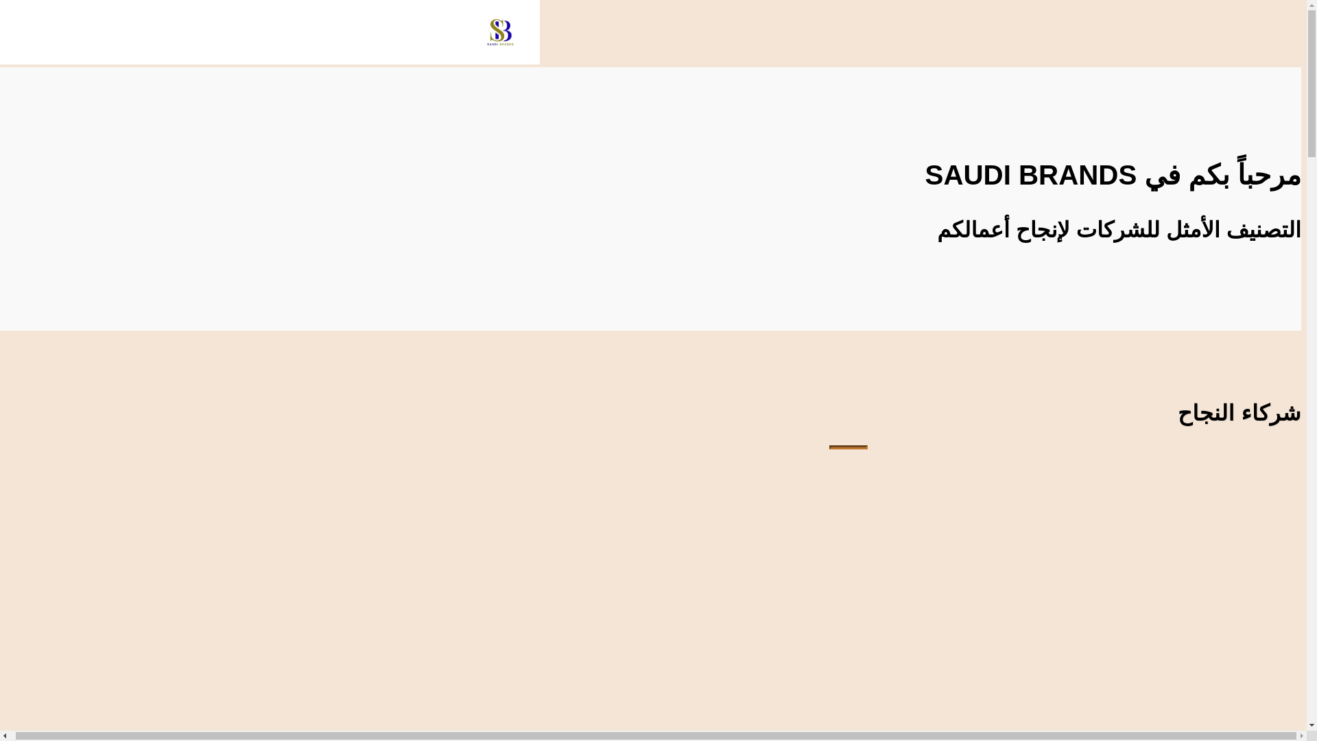 website screenshot of https://saudibrands.online/