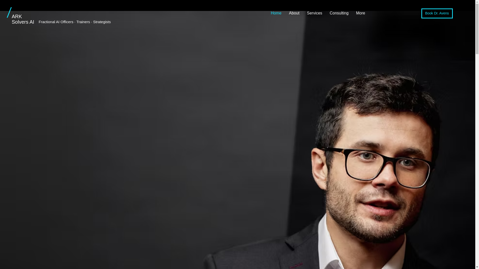 website screenshot of https://arksolversai.com/