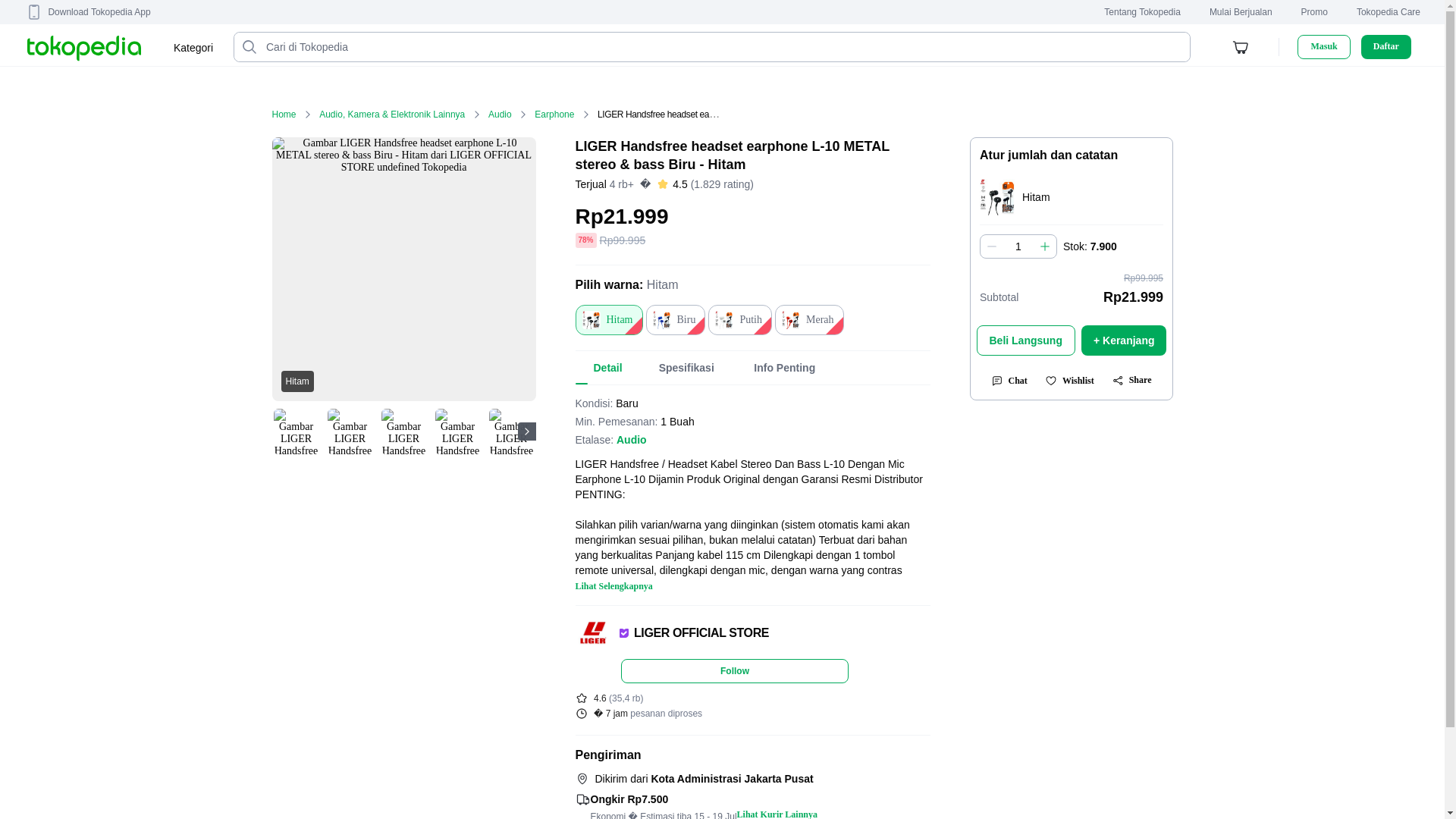 website screenshot of https://tokpedsukses.com/