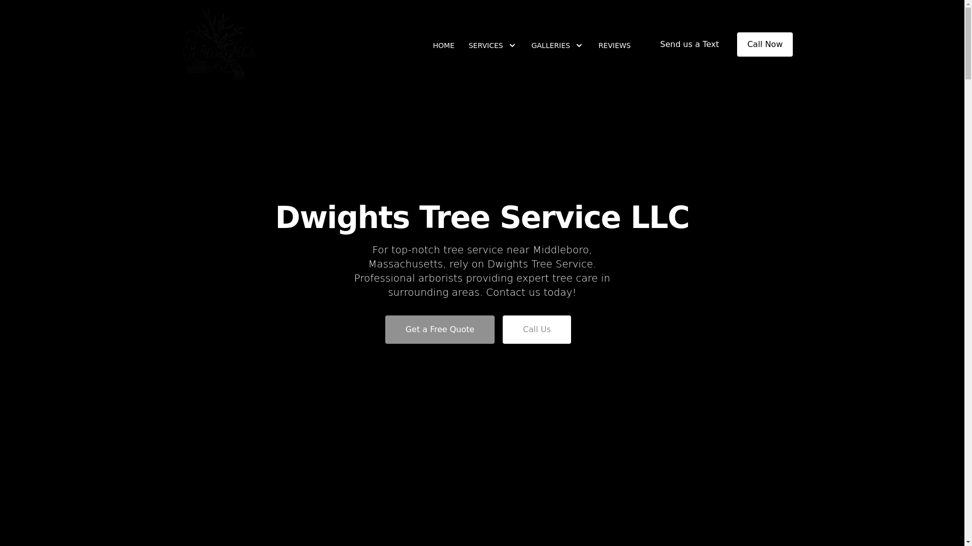 website screenshot of https://dwightstreeservicellc.com/