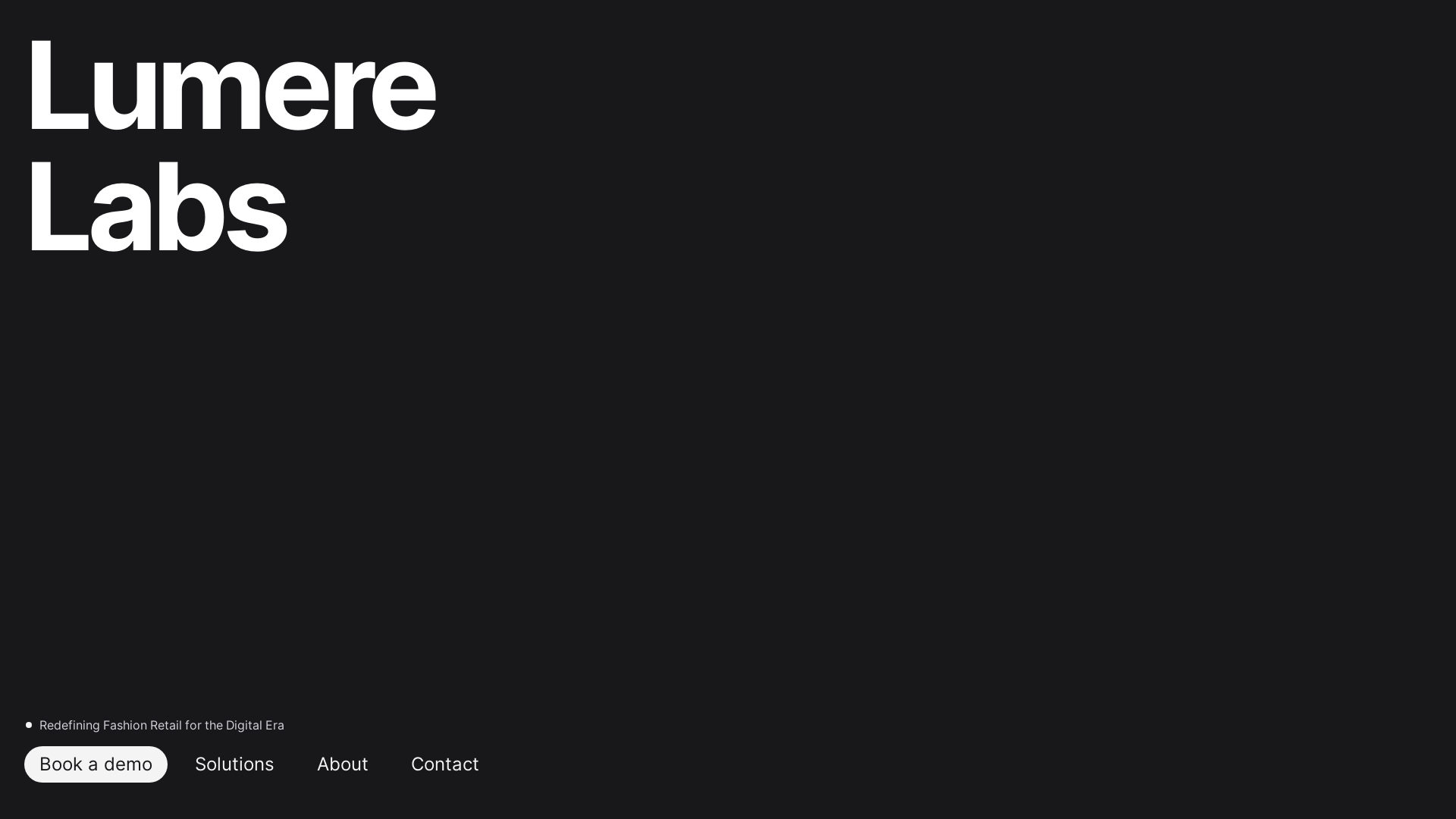website screenshot of https://lumere-landing2.pages.dev/