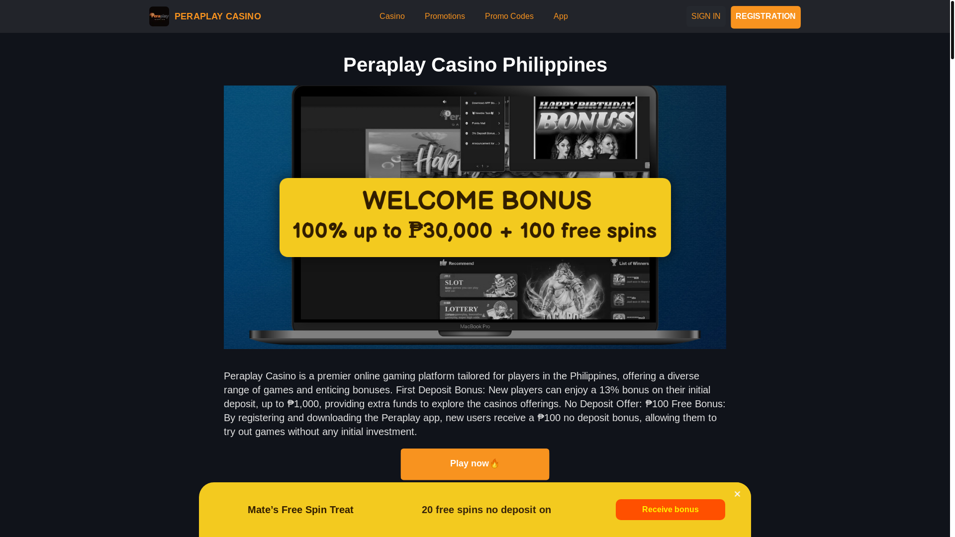 website screenshot of https://peraplay-casino-net.pages.dev/