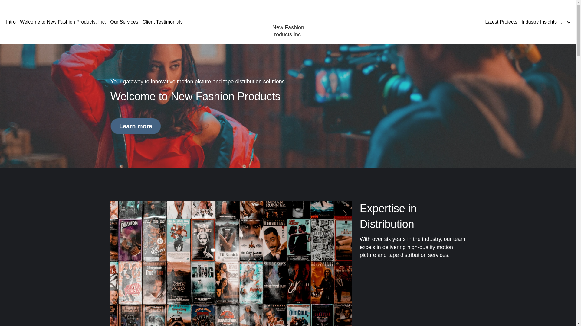 website screenshot of https://new-fashion.top/