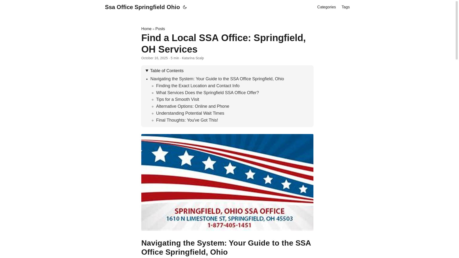 website screenshot of https://ssa-office-springfield-ohio.pages.dev/