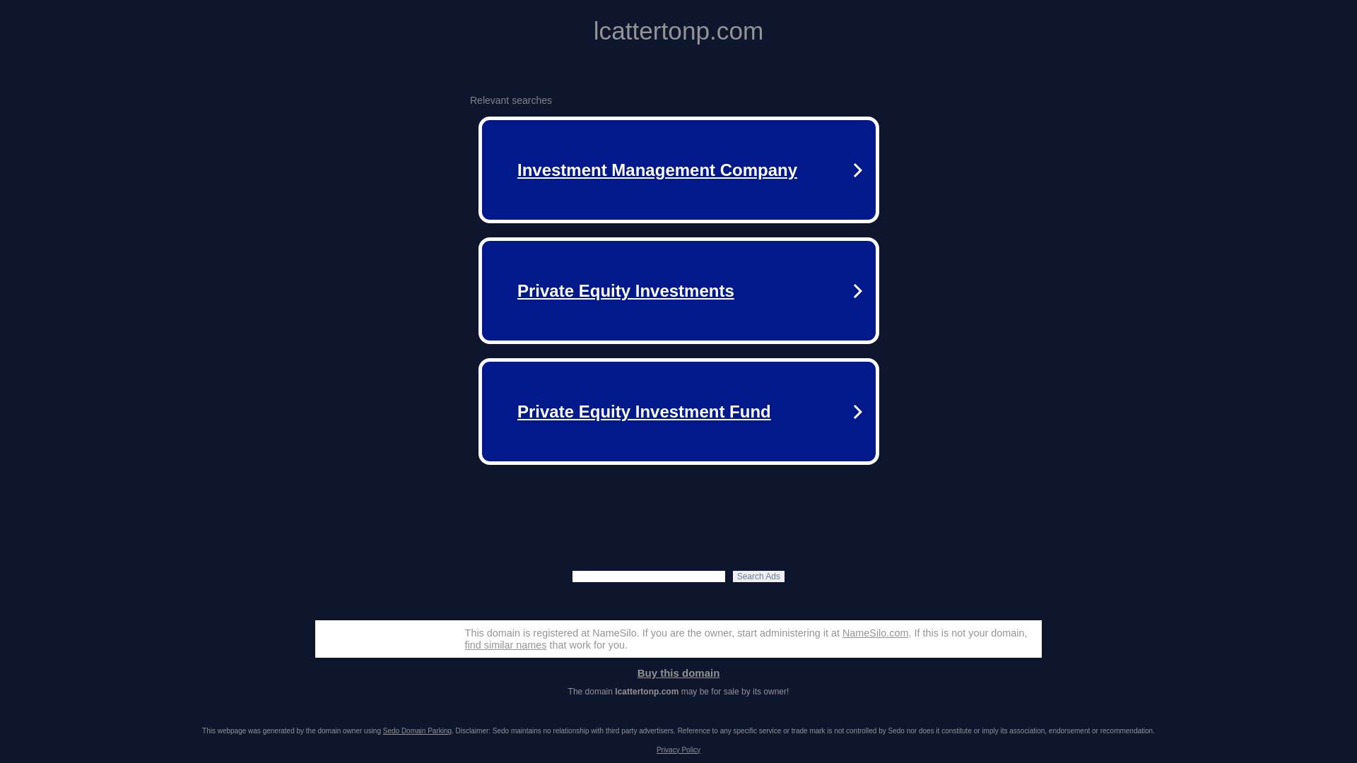 website screenshot of https://lcattertonp.com/