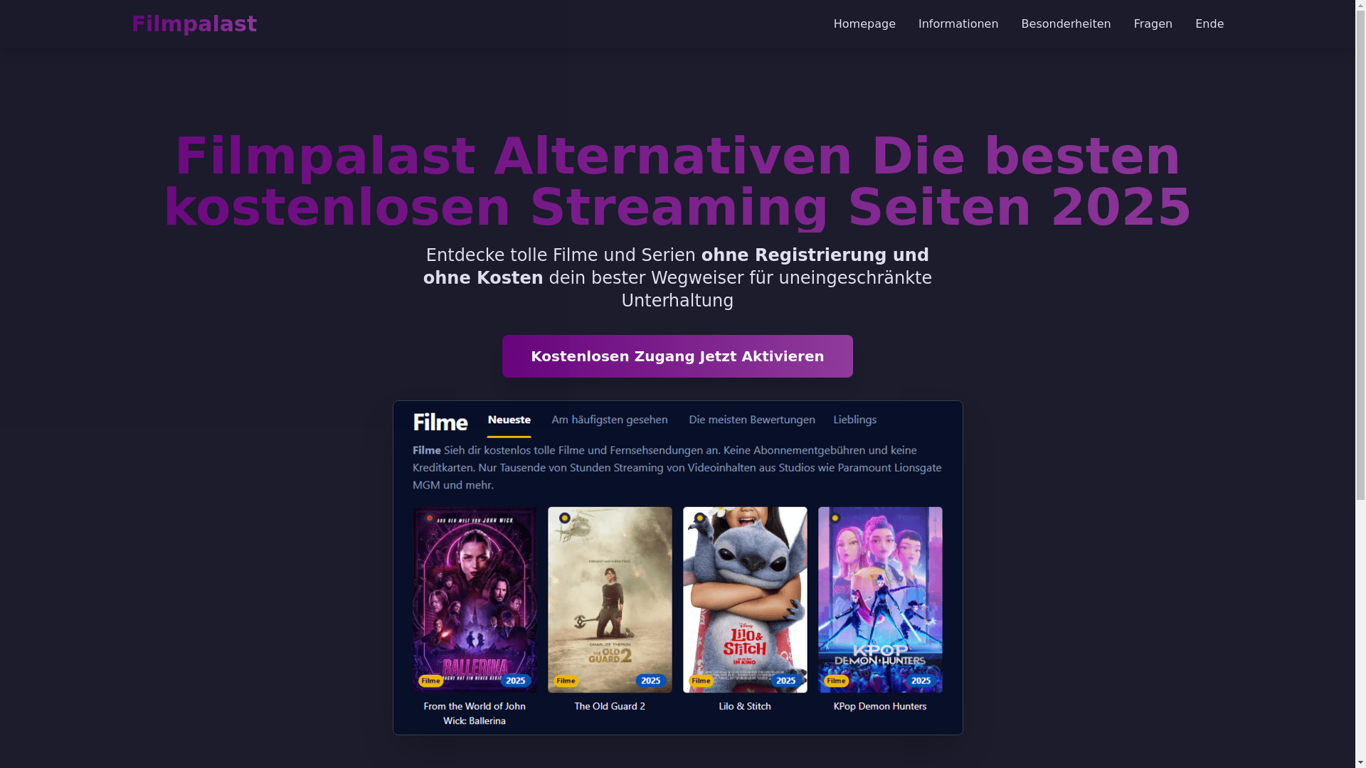 website screenshot of https://filmpalast-3g2v.pages.dev/