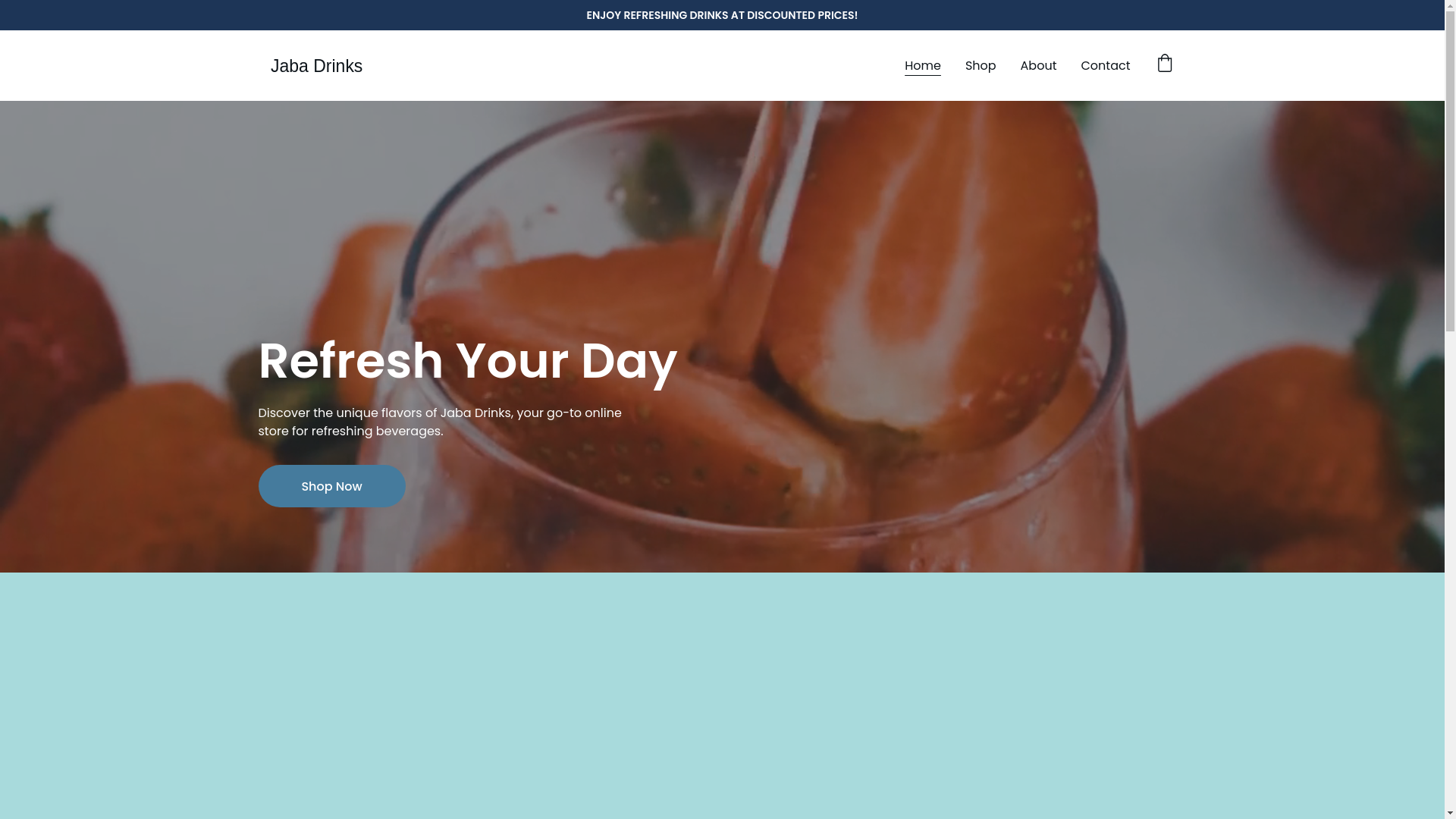 website screenshot of https://jabadrinks.nl/