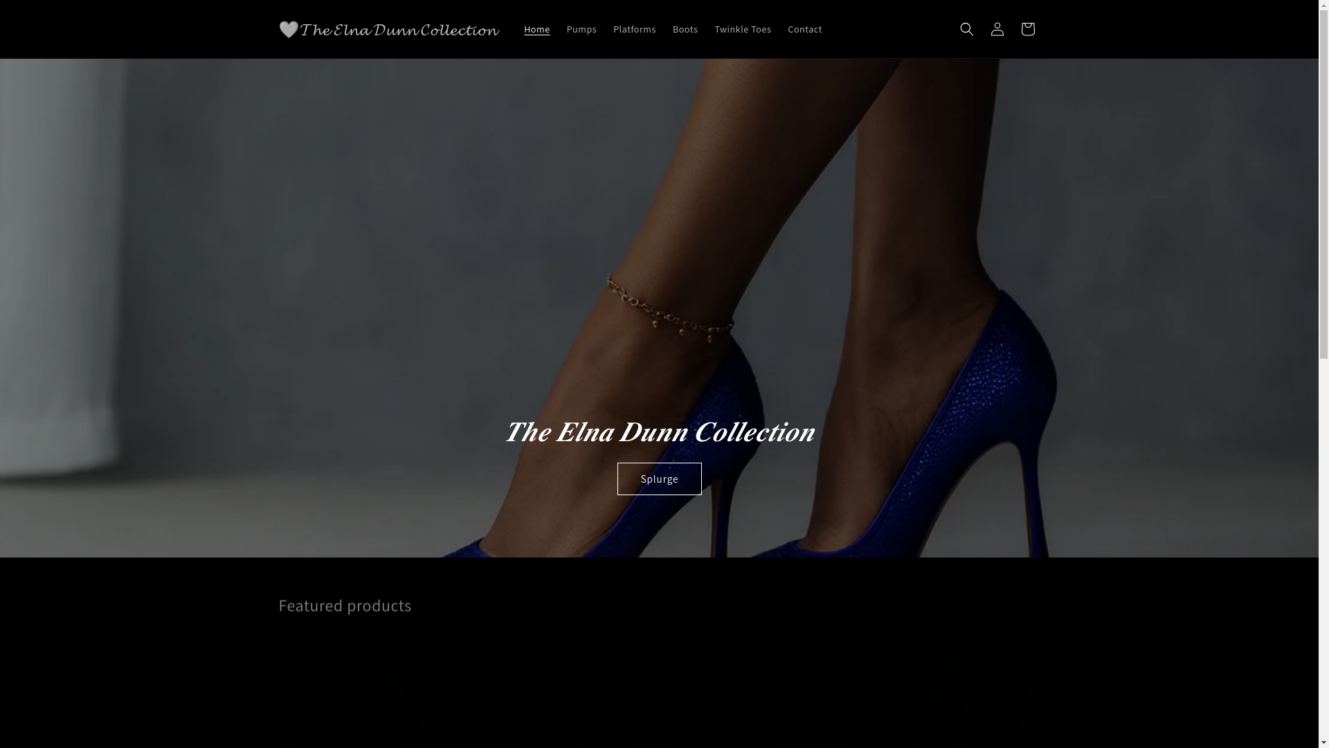 website screenshot of https://theelnadunncollection.com/